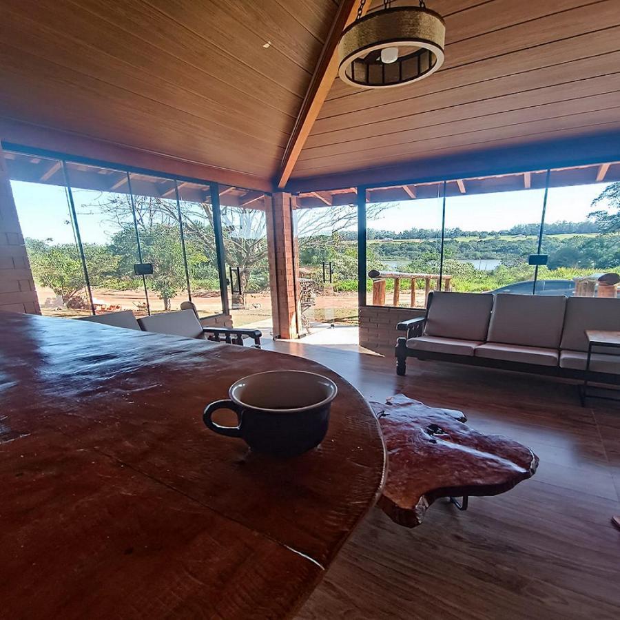 Com Piscina Recanto Do Lago No Santa Barbara Resort Residence 阿瓜斯-迪圣巴巴拉 外观 照片